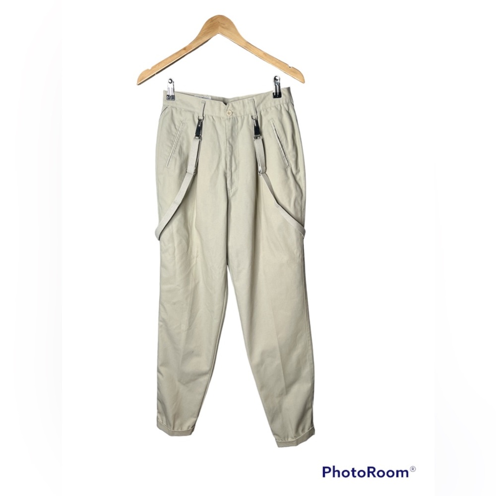 VTG NWT Bugle Boy Suspender Cargo Pants